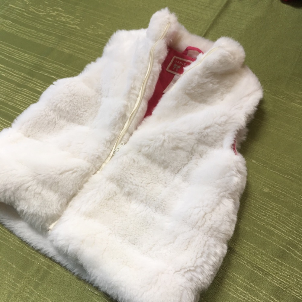 Janie and Jack Faux Fur Vest Jacket 6-12 months